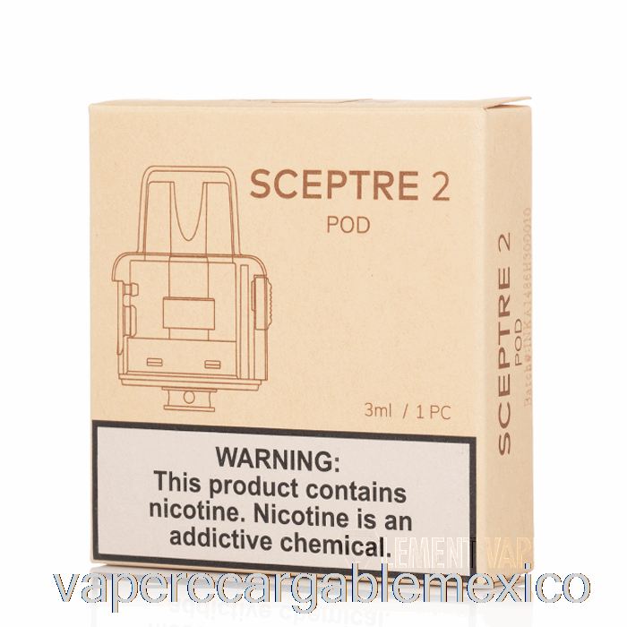 Vape Recargable Innokin Sceptre 2 Vainas De Repuesto Vaina De 3ml + 2 Bobinas
